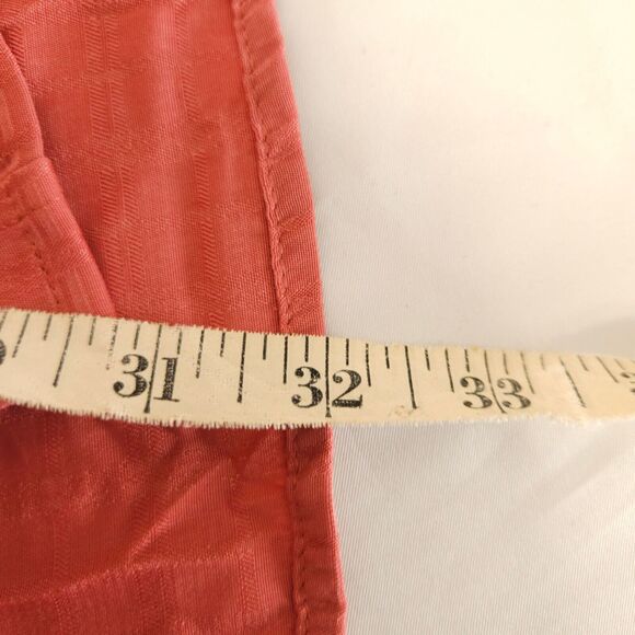 NWT Croft & Borrow Mens XL Pinkish Red Easy Care Polyester Button Down Shirt - Picture 7 of 7